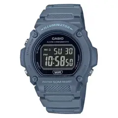 CASIO - Reloj W219Hc-2Bvdf Hombre Quartz