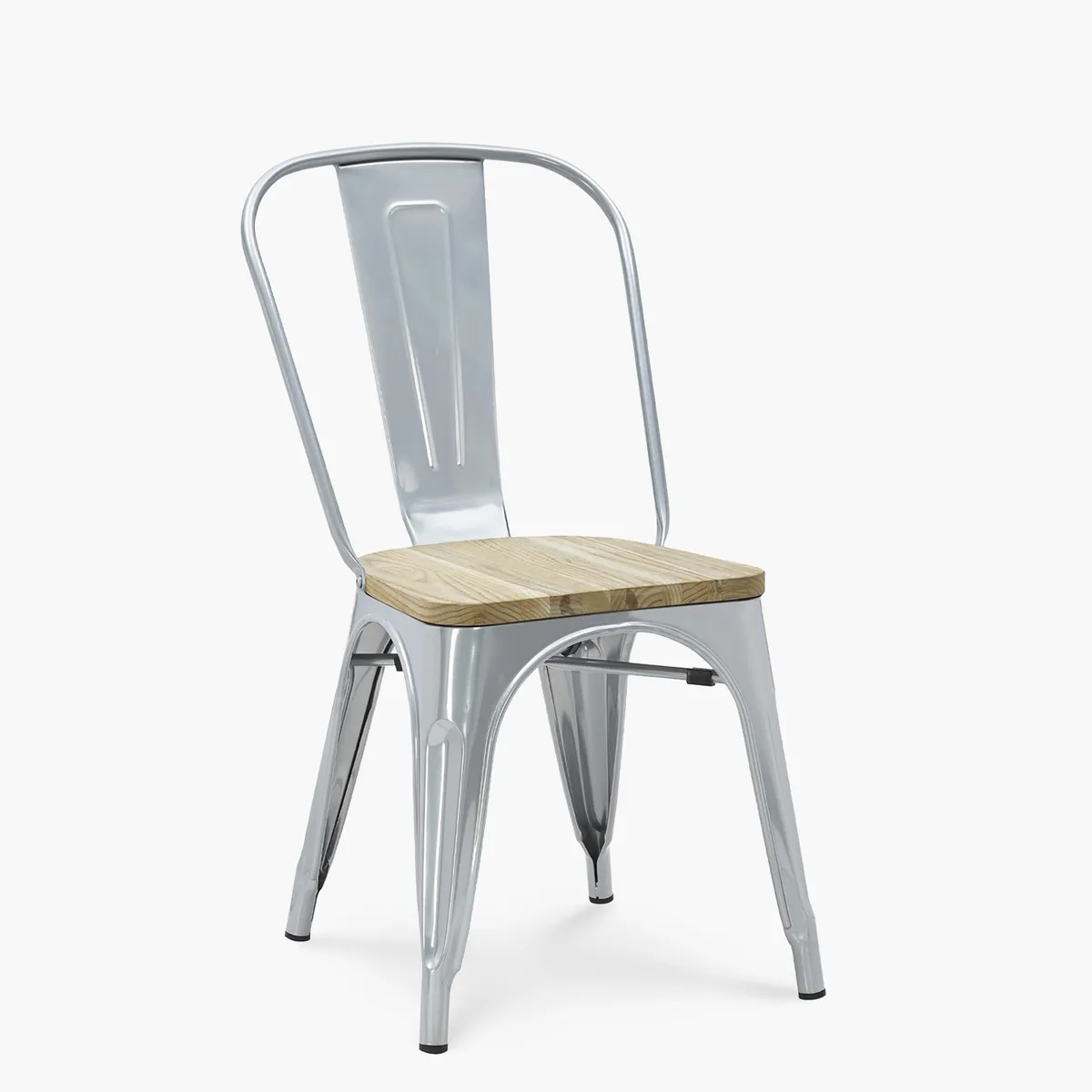 FORM DESIGN - Silla Tolix Madera Plata Form