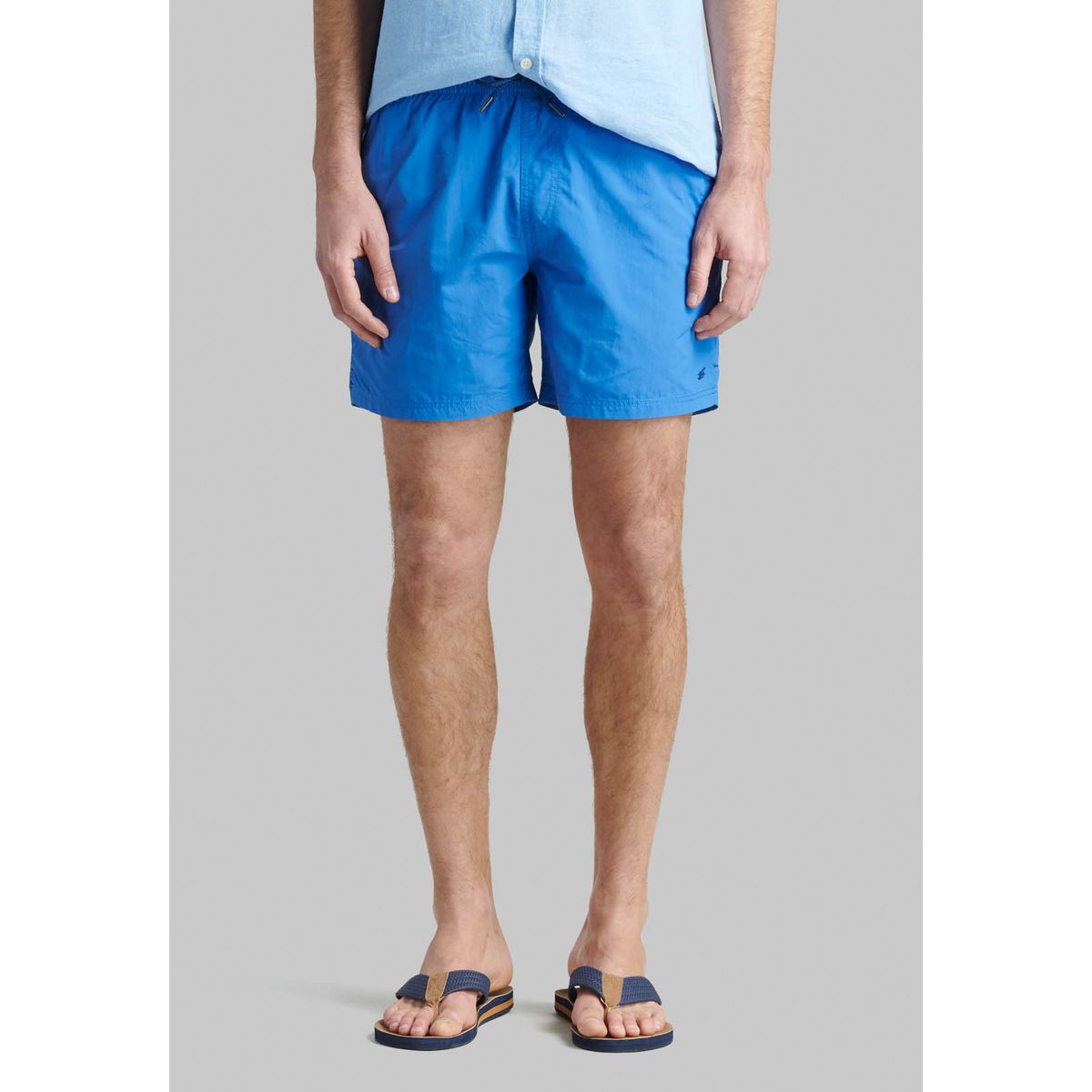 FEROUCH - Traje De Baño Básico Celeste Ferouch