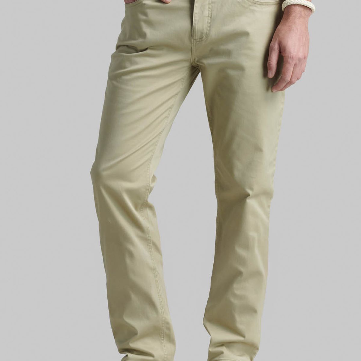 FEROUCH - Pantalón Five Pocket Beige Ferouch