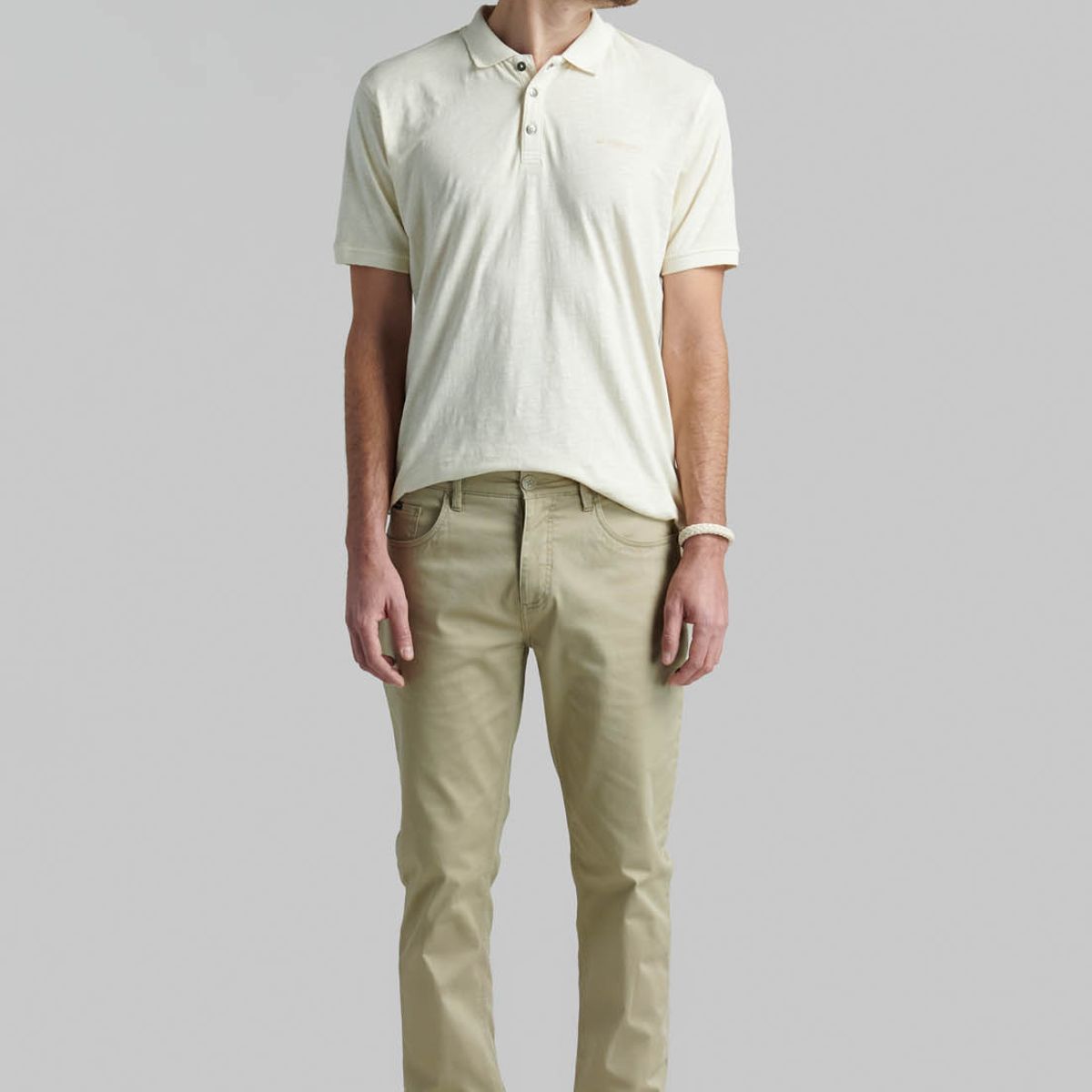 FEROUCH - Pantalón Five Pocket Beige Ferouch