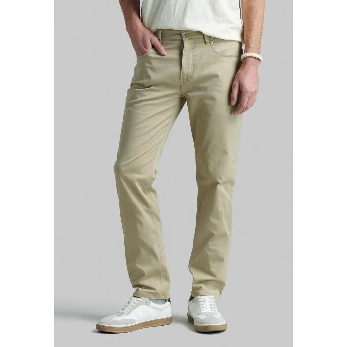 FEROUCH - Pantalón Five Pocket Beige Ferouch