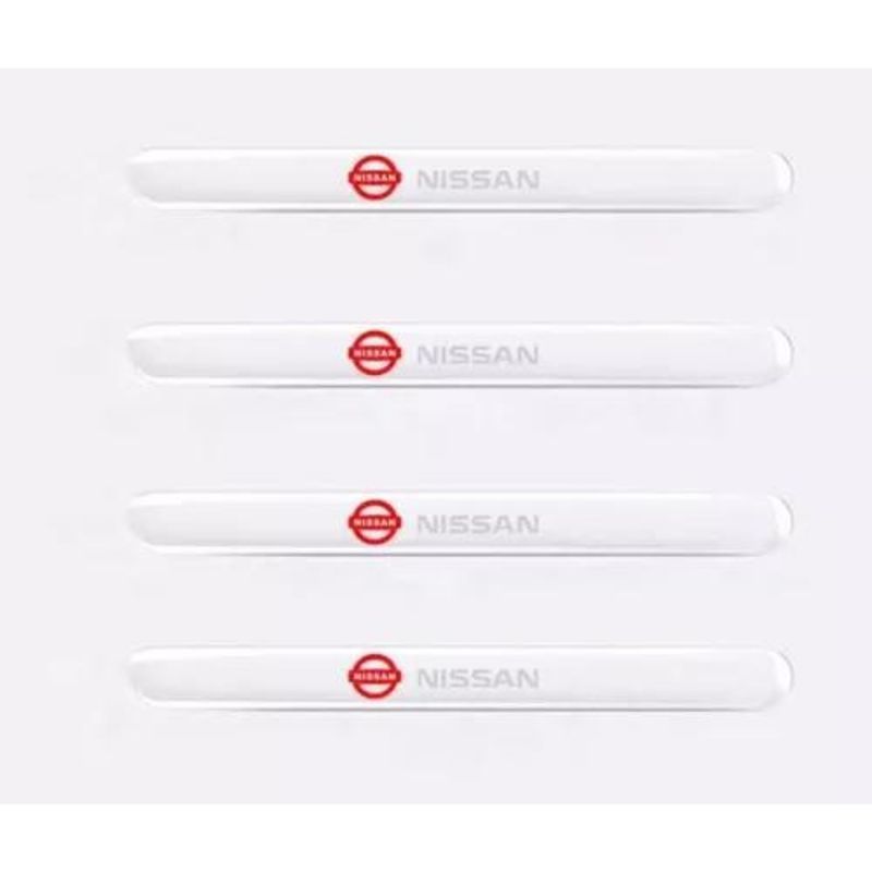 GENERICO - X4 Tope Puerta Tira Goma Anticolision Compatible con Nissan