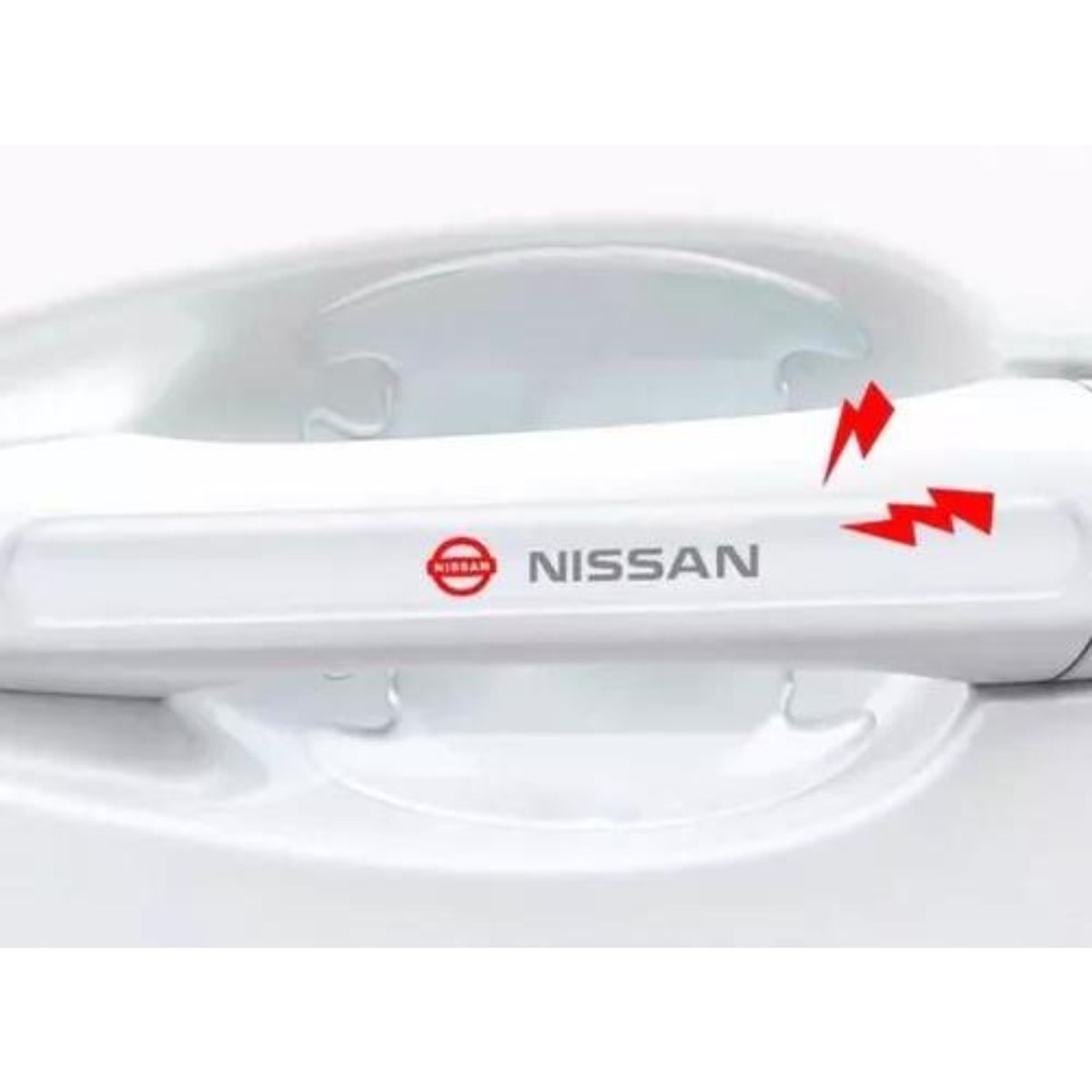GENERICO - X4 Tope Puerta Tira Goma Anticolision Compatible con Nissan