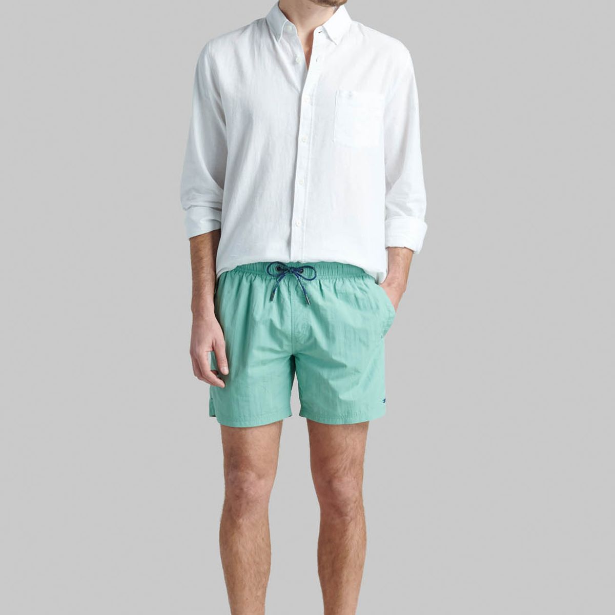 FEROUCH - Traje De Baño Básico Verde Ferouch