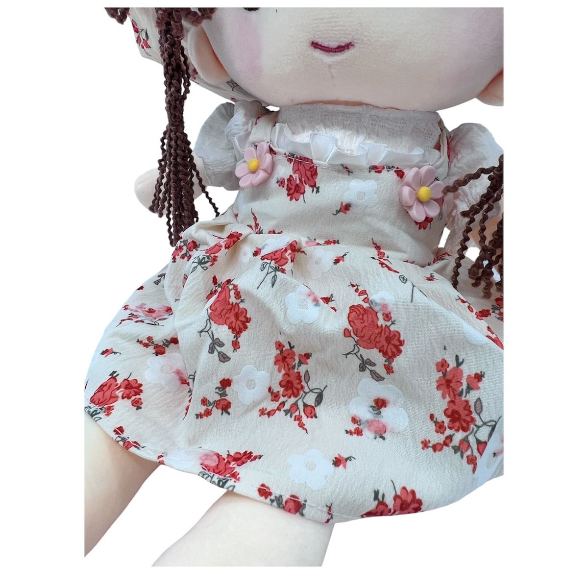 OEM - Muñeca De Trapo De Peluche Tierno Suave Rosas 45cm