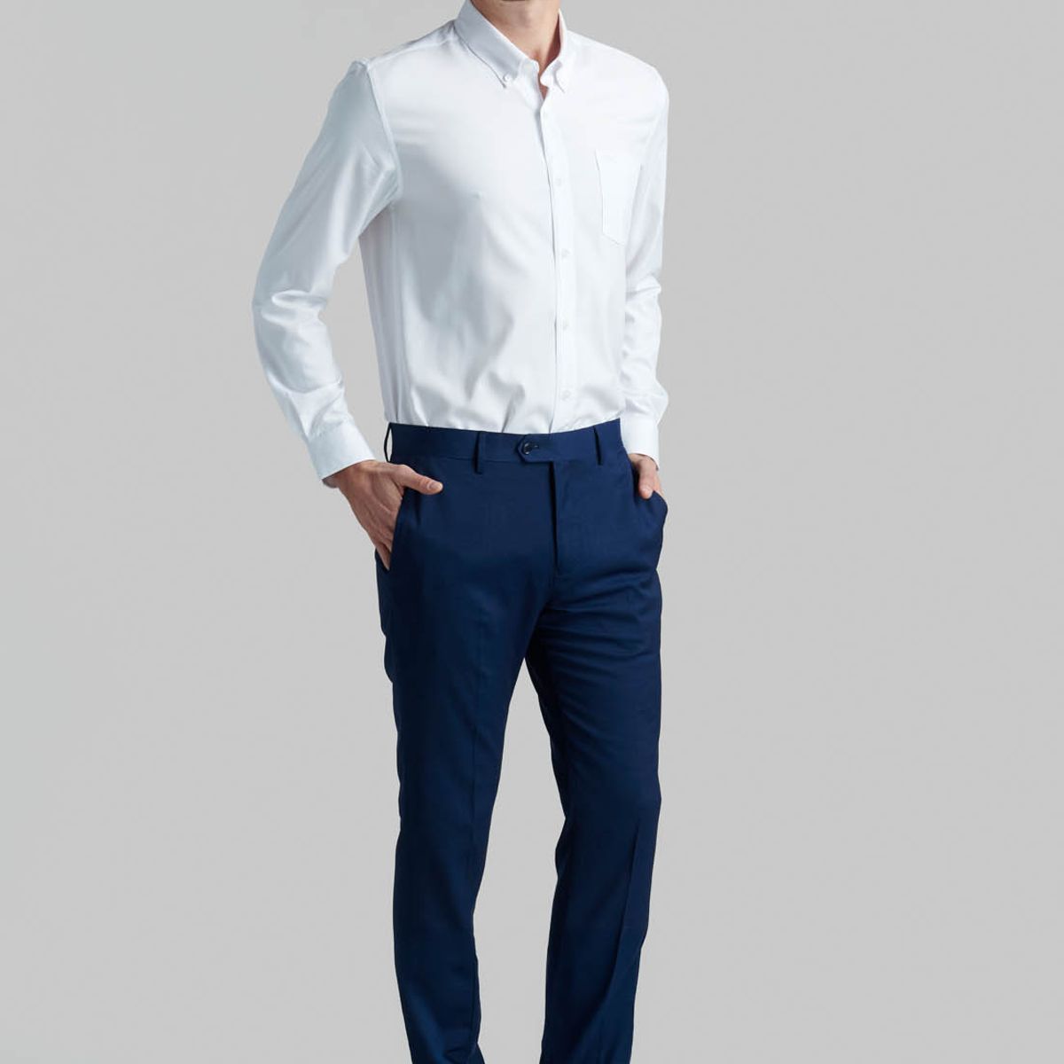 FEROUCH - Pantalón Suit Miami Azul Ferouch