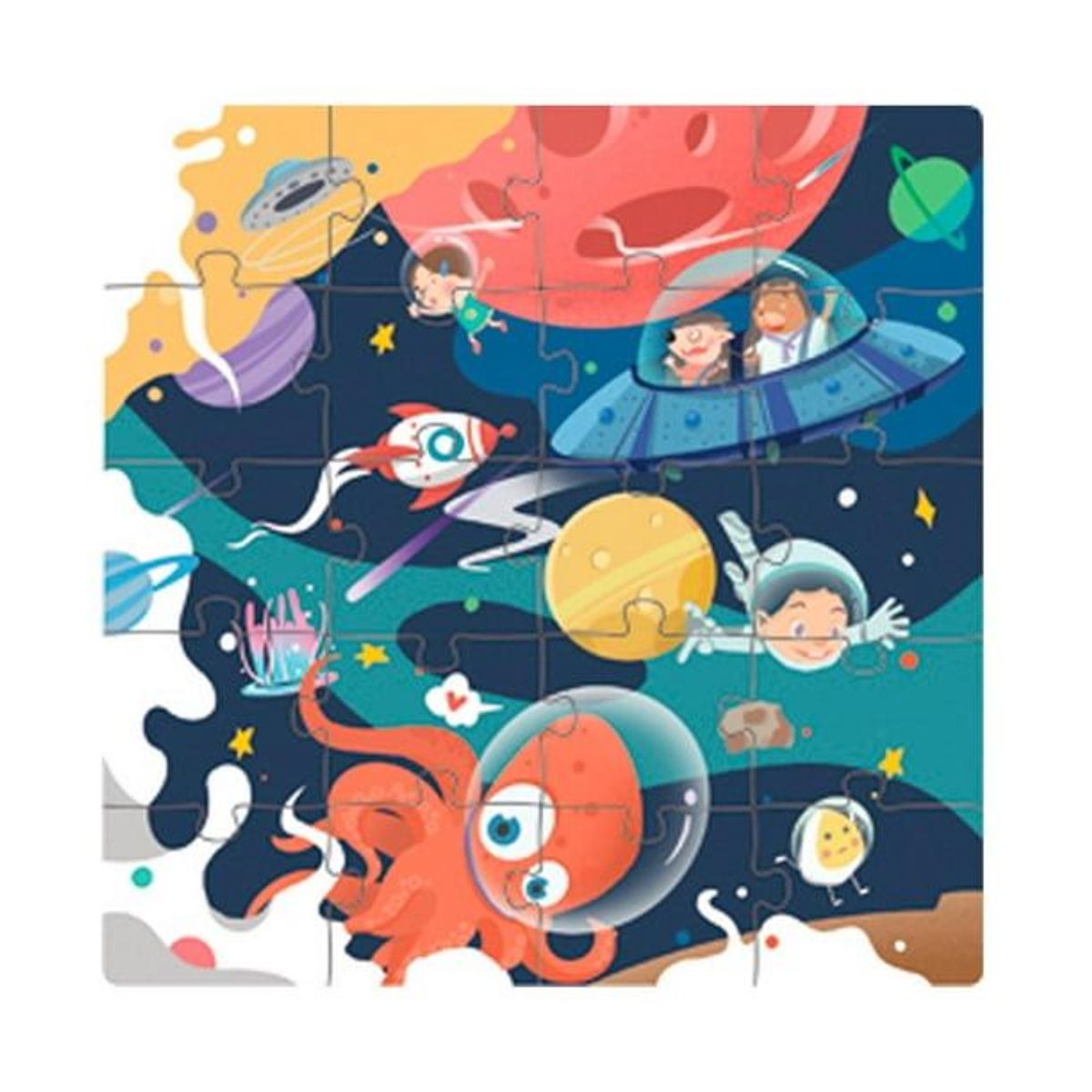 OEM - Rompecabezas Magnético Libro Didáctico Educativo Espacio