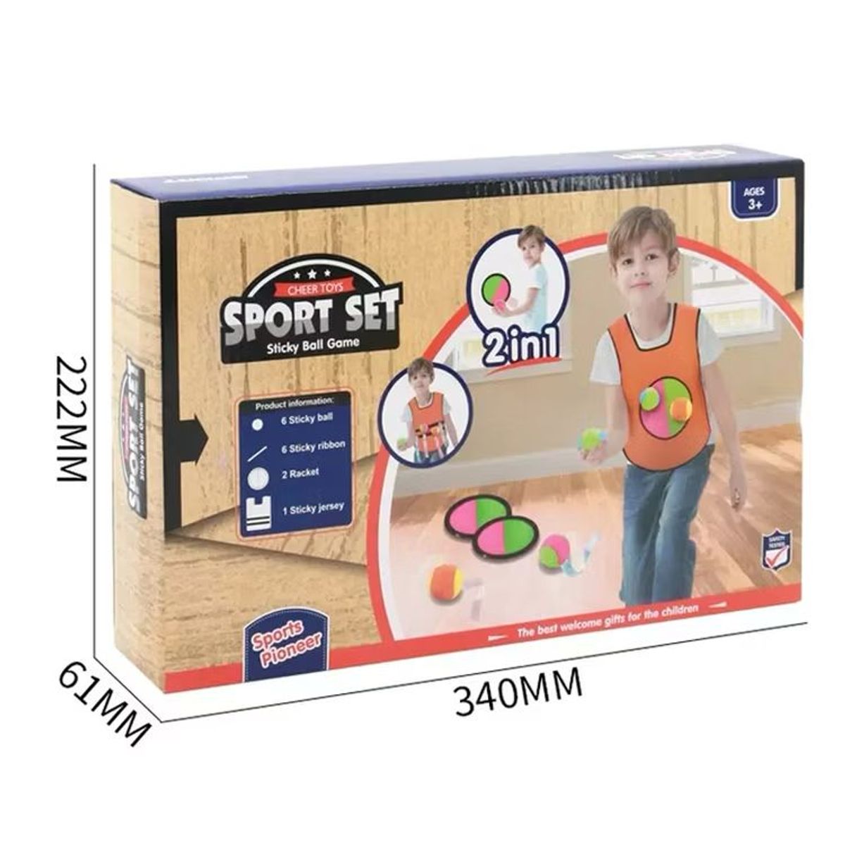 OEM - Pelotas Chaleco Sticky Ball Chaleco Lanzar Pelotas Niños