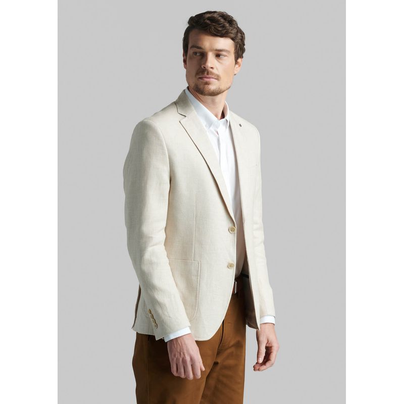 FEROUCH - Blazer Lino Beige Ferouch
