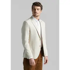 FEROUCH - Blazer Lino Beige