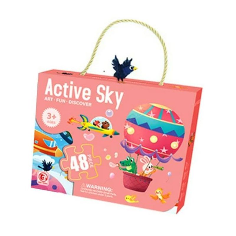 OEM - Rompecabezas 48pcs Didáctico Educativo Animales Volando