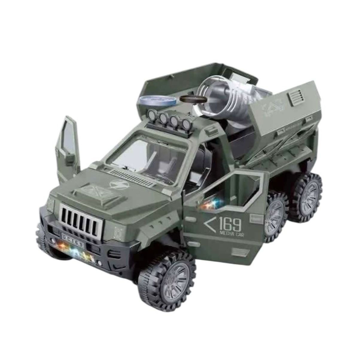 OEM - Juguete Camion Blindado Lanza Discos Carro Tanque De Guerra
