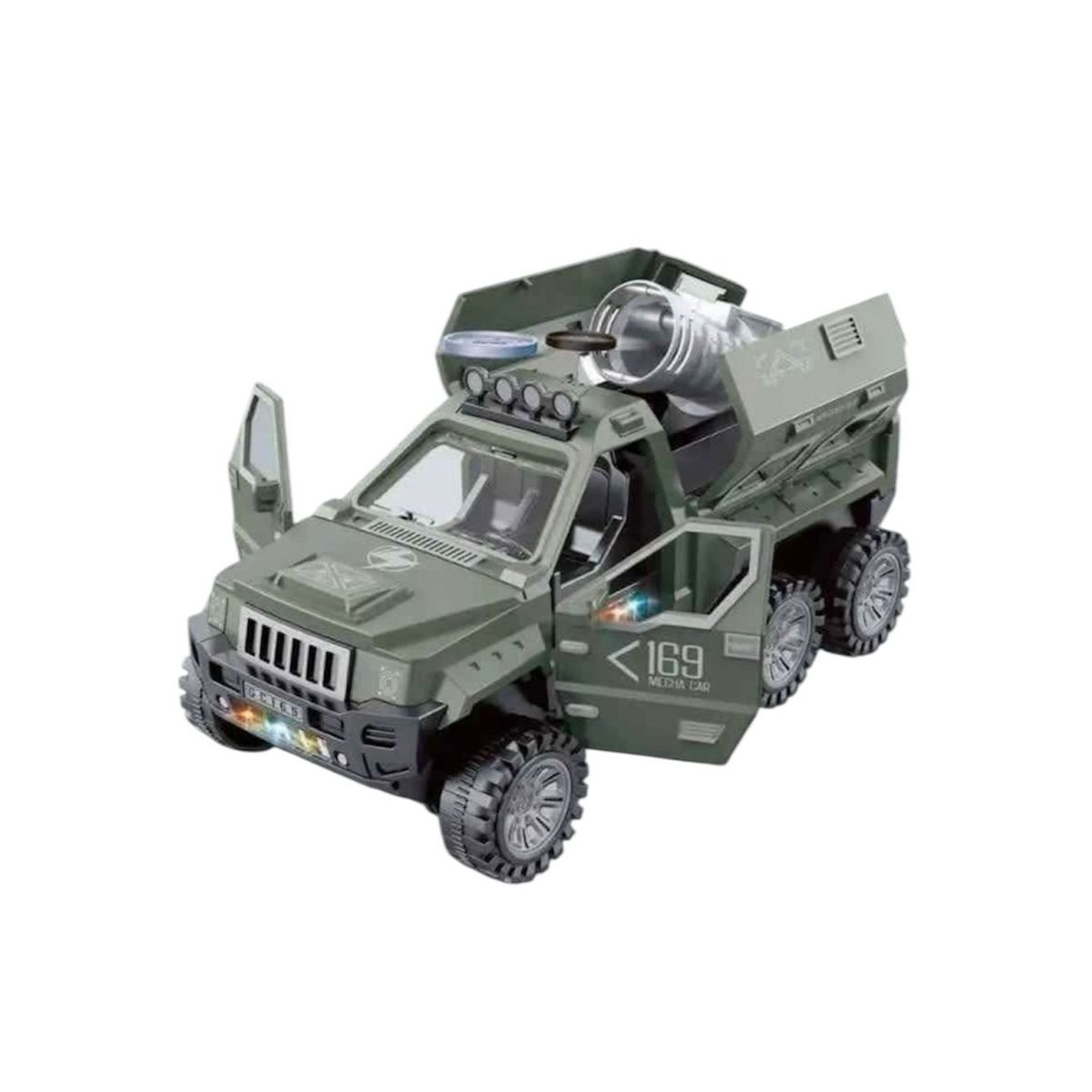 OEM - Juguete Camion Blindado Lanza Discos Carro Tanque De Guerra