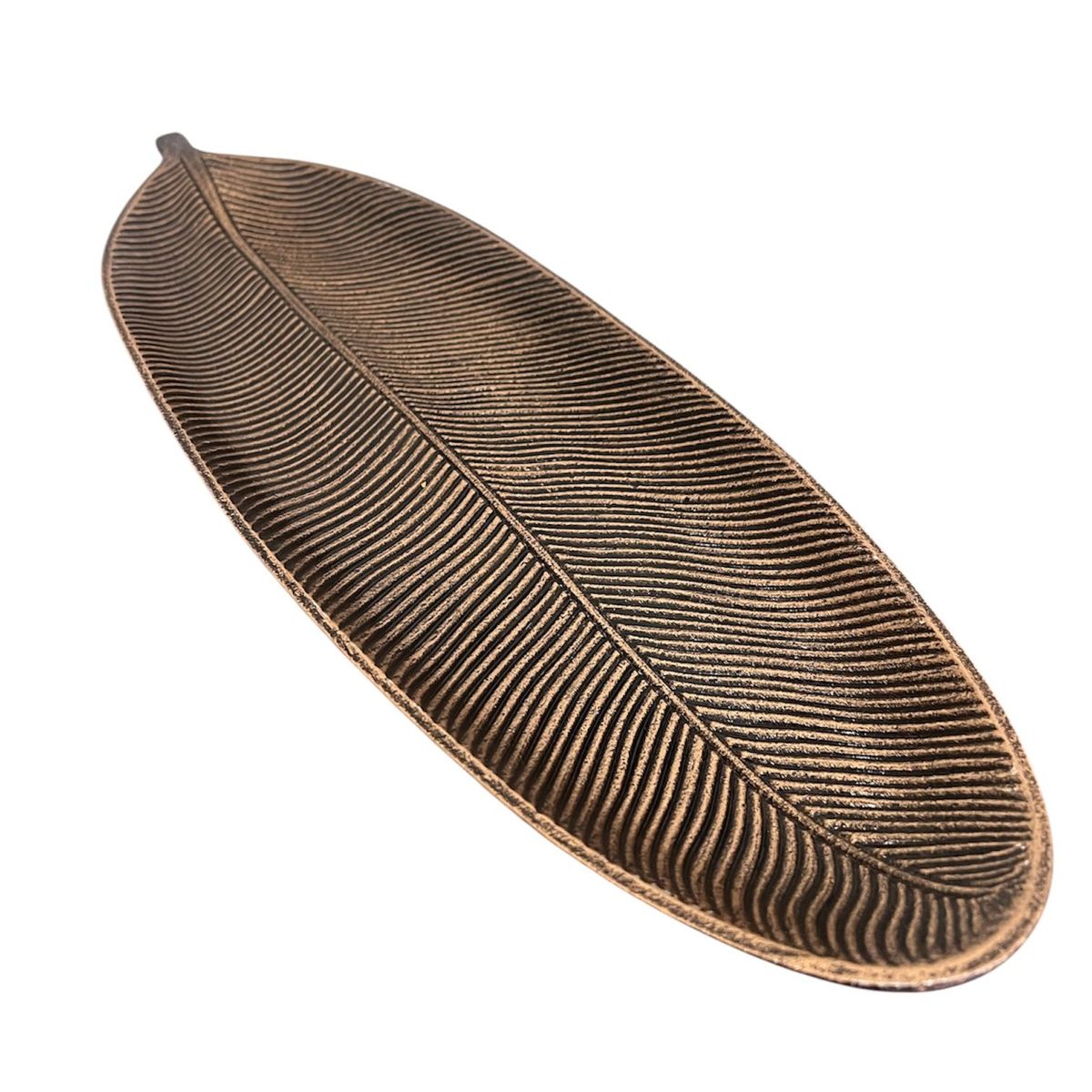 OEM - Bandeja De Frutas Verduras Frutero Centro Mesa Hoja 50x18cm