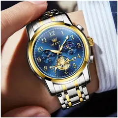 GENERICO - Reloj Cronógrafo de Lujo para Hombre Elegante Estilo Ejecutivo