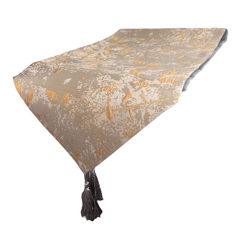 OEM - Mantel Camino De Mesa Tela Madera Ramas 180x32cm