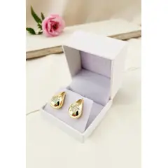 JOYAS MONTERO - Aros Vicenta Gold Baño Oro 24K