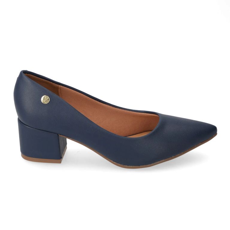 Taco Ancho Azul Marino Mujer