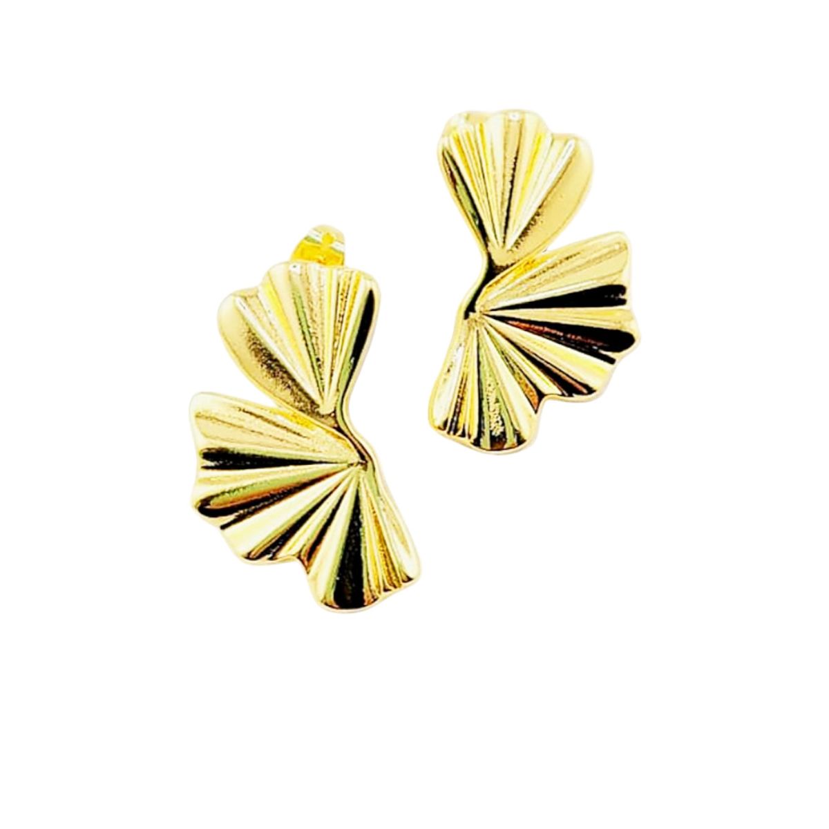 JOYAS MONTERO - Aros Violeta Gold Baño Oro 24k