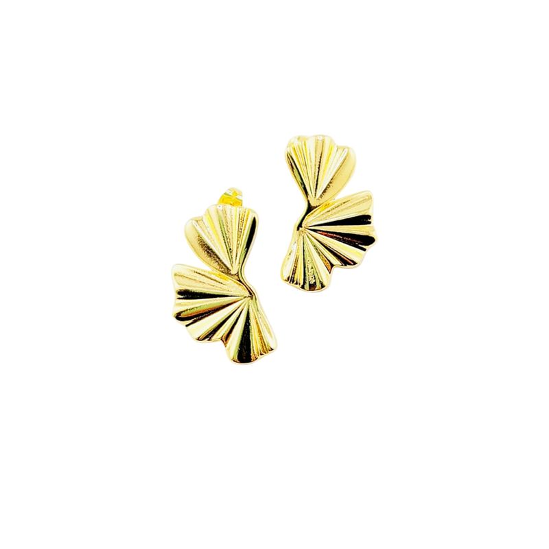 JOYAS MONTERO - Aros Violeta Gold Baño Oro 24k