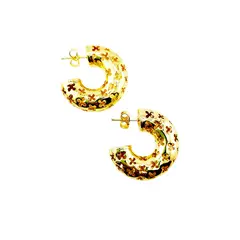 JOYAS MONTERO - Aros Cota Gold Baño Oro 24k