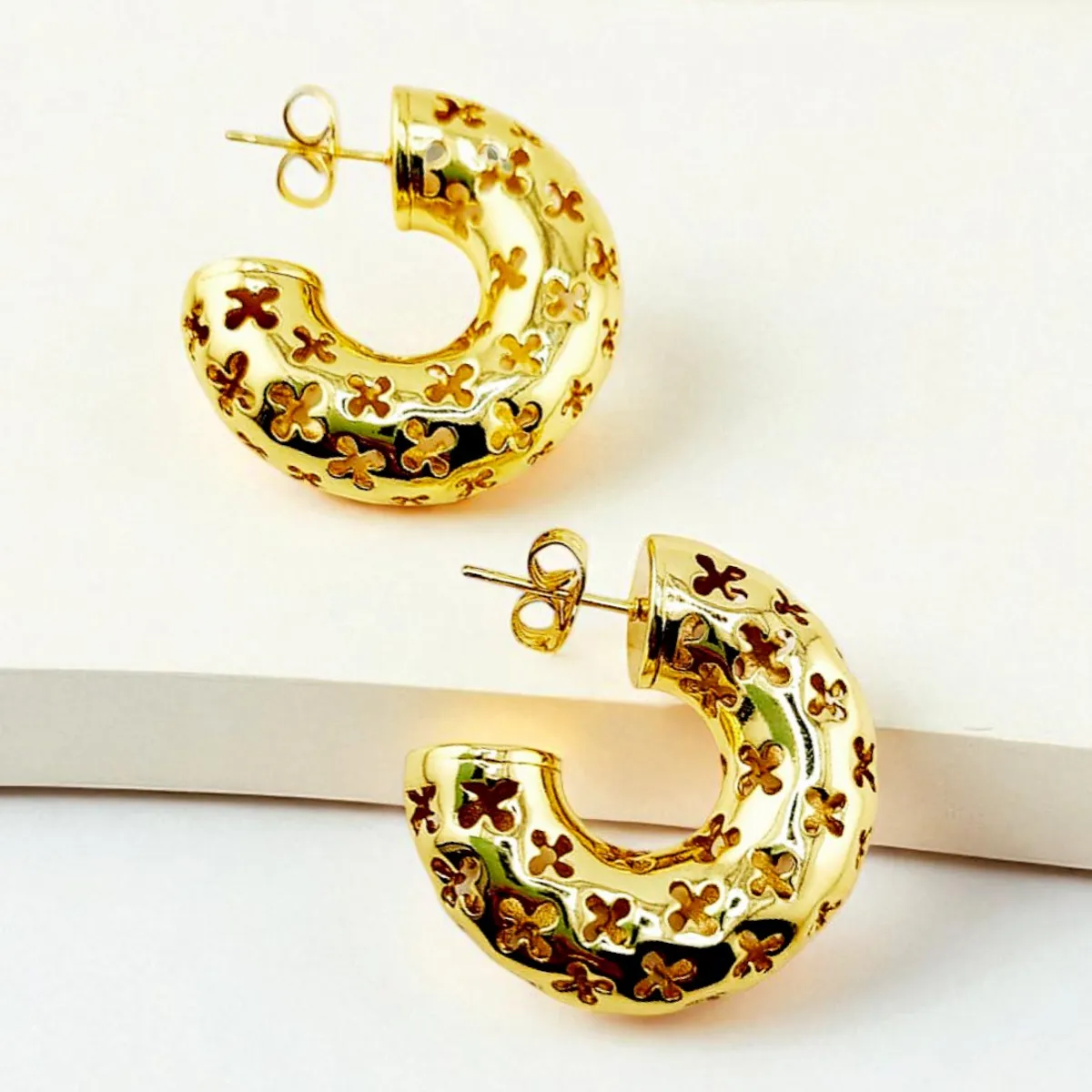 JOYAS MONTERO - Aros Cota Gold Baño Oro 24k