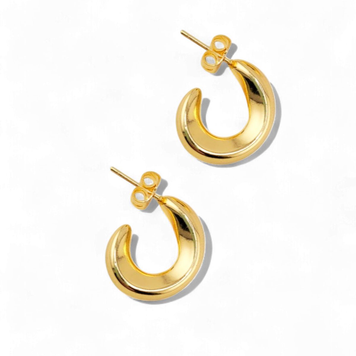 JOYAS MONTERO - Aros Sofia Gold Baño Oro 24k