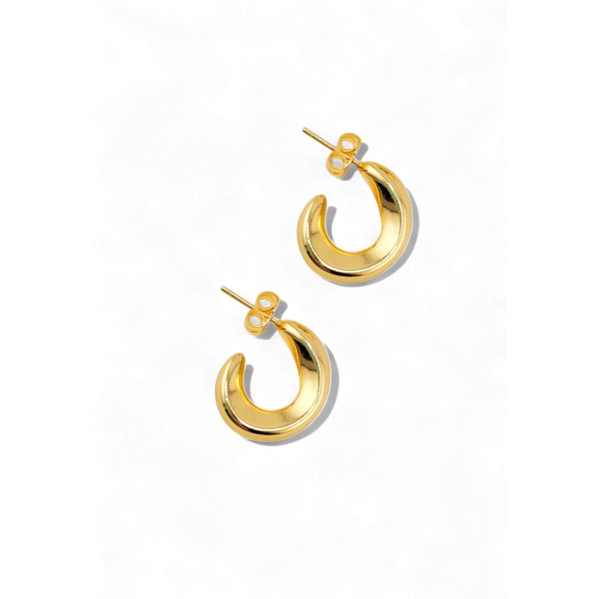 JOYAS MONTERO - Aros Sofia Gold Baño Oro 24k