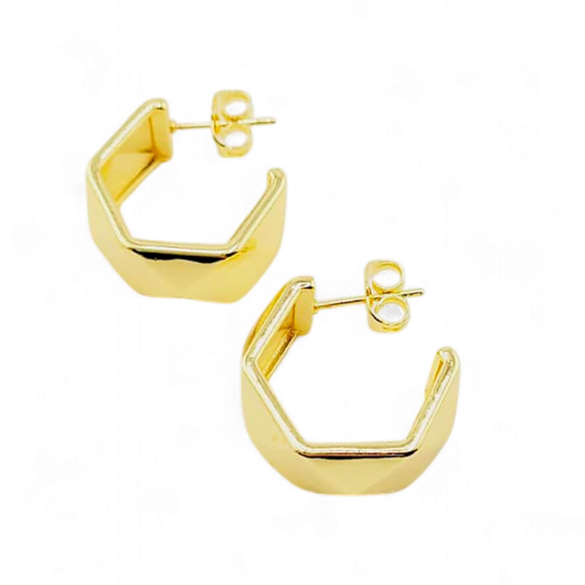 JOYAS MONTERO - Aros Trini Gold Baño Oro 24k