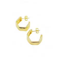 JOYAS MONTERO - Aros Trini Gold Baño Oro 24k