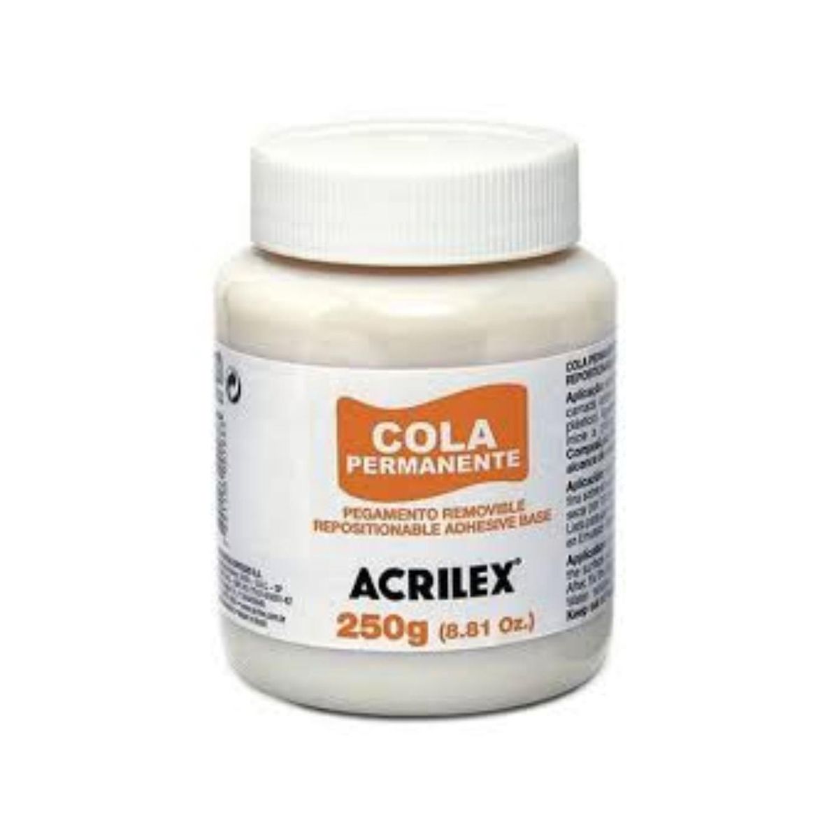 GENERICO - Cola Permante Pegamento Reposicionable 250g Acrilex