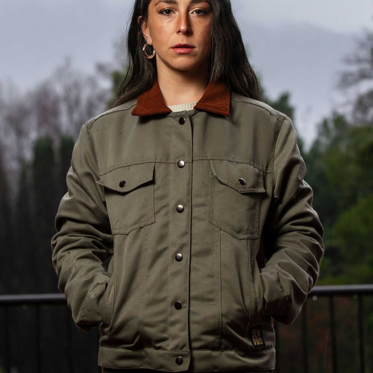 SENDERO - Ranch Jacket verde