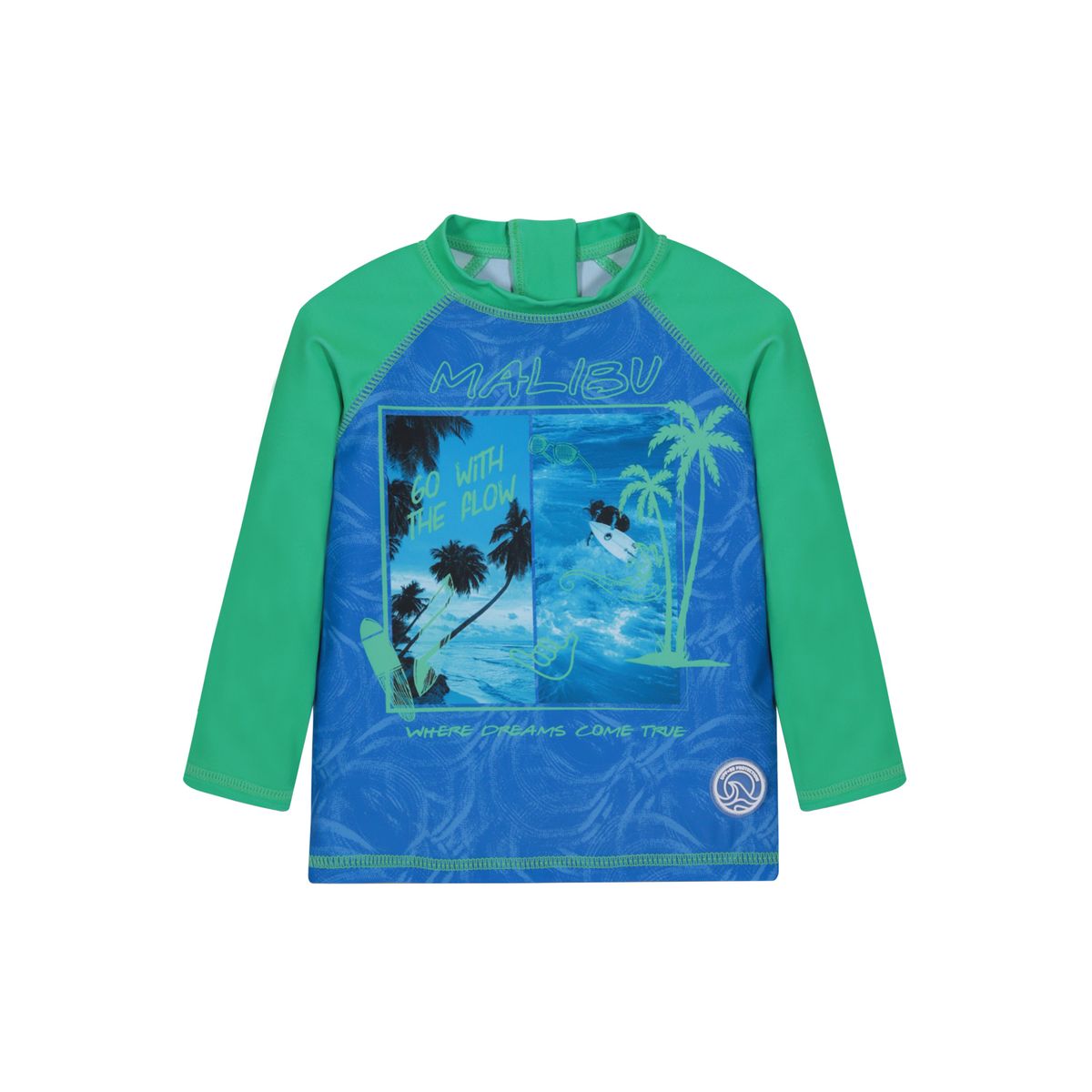 H2O WEAR - Traje de Baño Bebe Niño Polera UV50 MLarga H2O Wear Verde - Verde