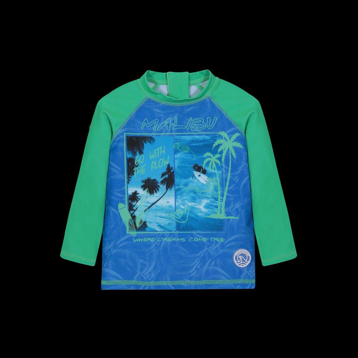 H2O WEAR - Traje de Baño Bebe Niño Polera UV50 MLarga H2O Wear Verde - Verde
