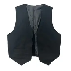 EKOL TACTICA MILITAR - Chaleco Bolero Negro Para Niños Juvenil Nortino Huaso
