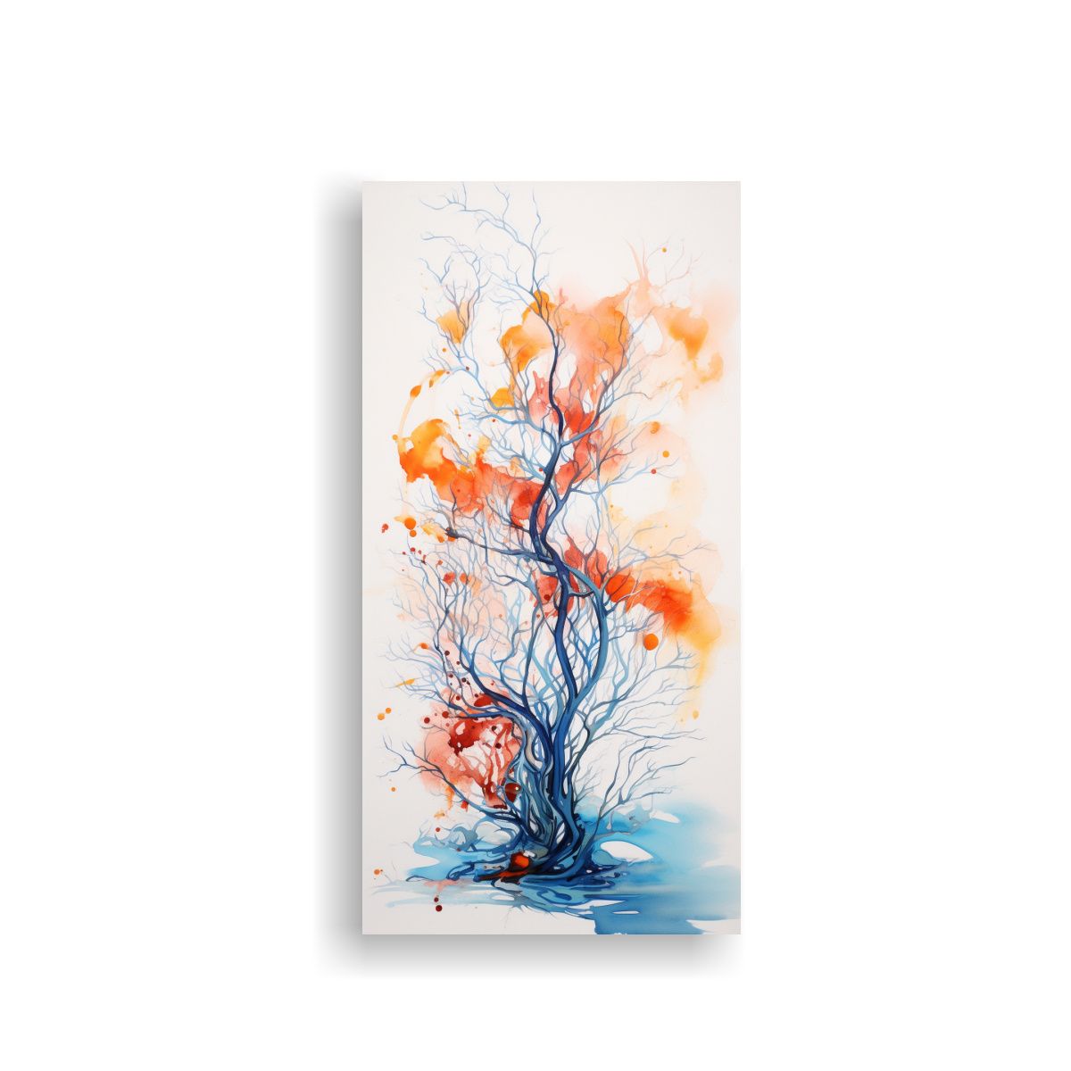 GENERICO - Cuadro Abstracto Innovador De Un árbol De 30x60 Cm