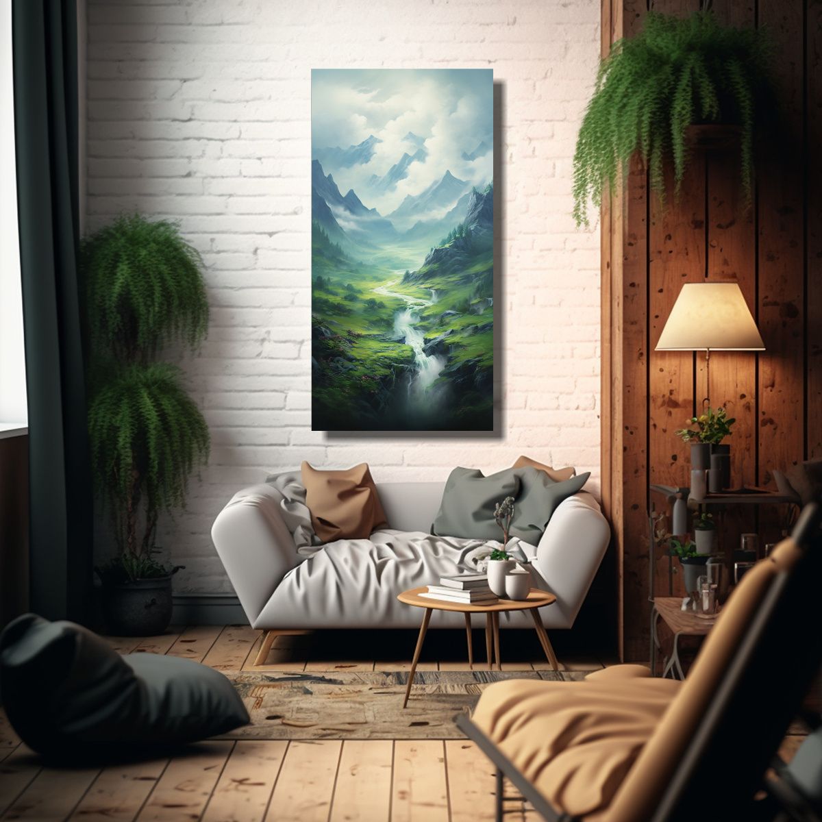 GENERICO - Pinturas Decorativas Arte Decorativo Motivo La 20x40 Cm