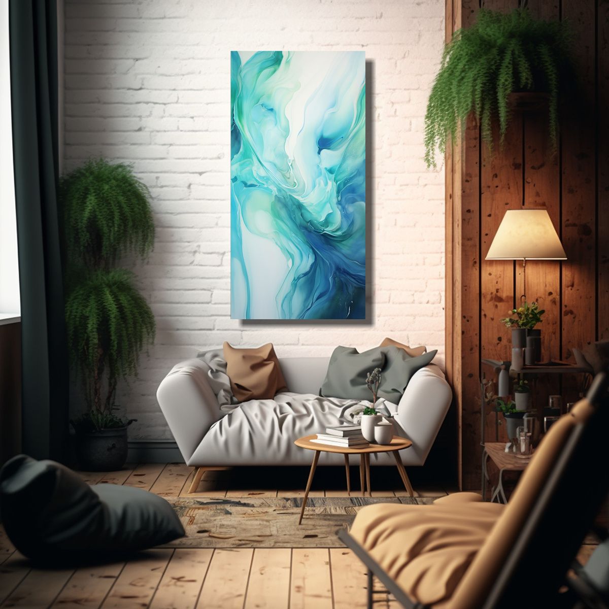 GENERICO - Pintura Decorativa De Cuadro Cuadro Linda 60x120 Cm