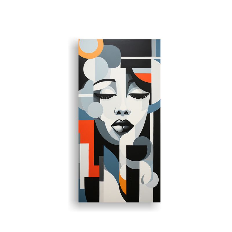 GENERICO - Pintura Abstracta Que Simboliza La Composición 60x120 Cm