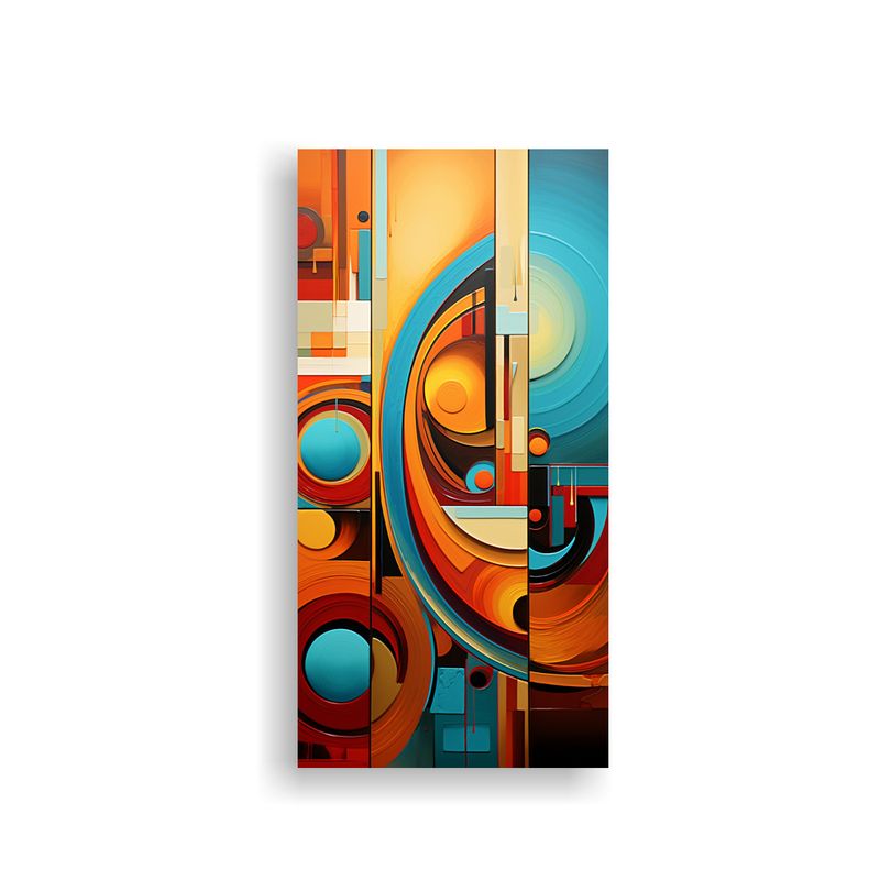 GENERICO - Cuadros Abstractos Para Habitaciones Con Imagen 40x80 Cm