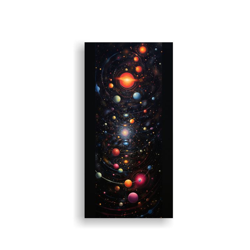 GENERICO - Lienzo De Tela Moderno Luminosa La Abstracción 70x140 Cm