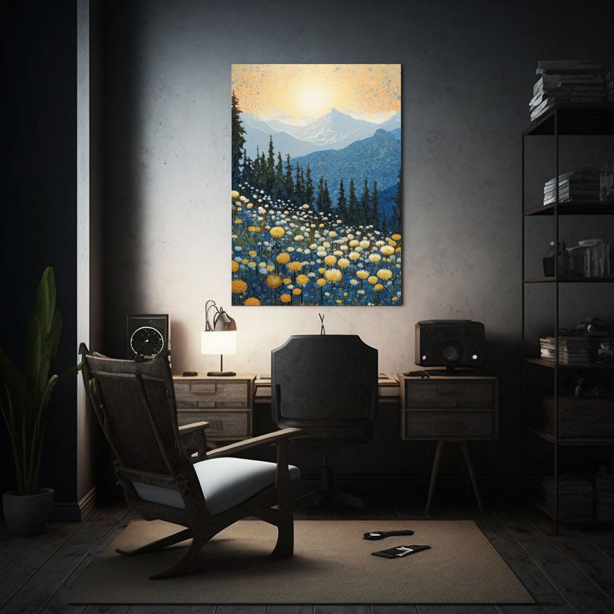 GENERICO - Cuadro Decoración Tarjeta De Tarot Del Pacífico 80x120 Cm