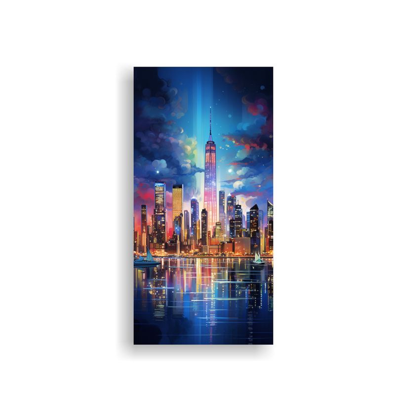 GENERICO - Pintura Decorativa Sublimada En Bastidor Con 60x120 Cm