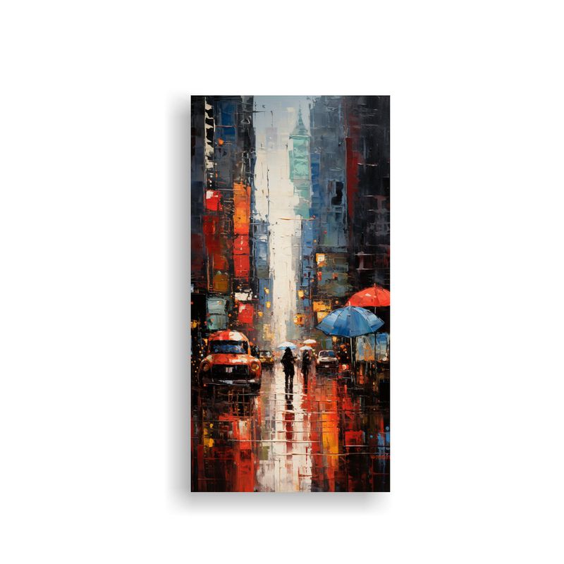 GENERICO - Cuadro Decorativo De Lienzo Con Representación 20x40 Cm