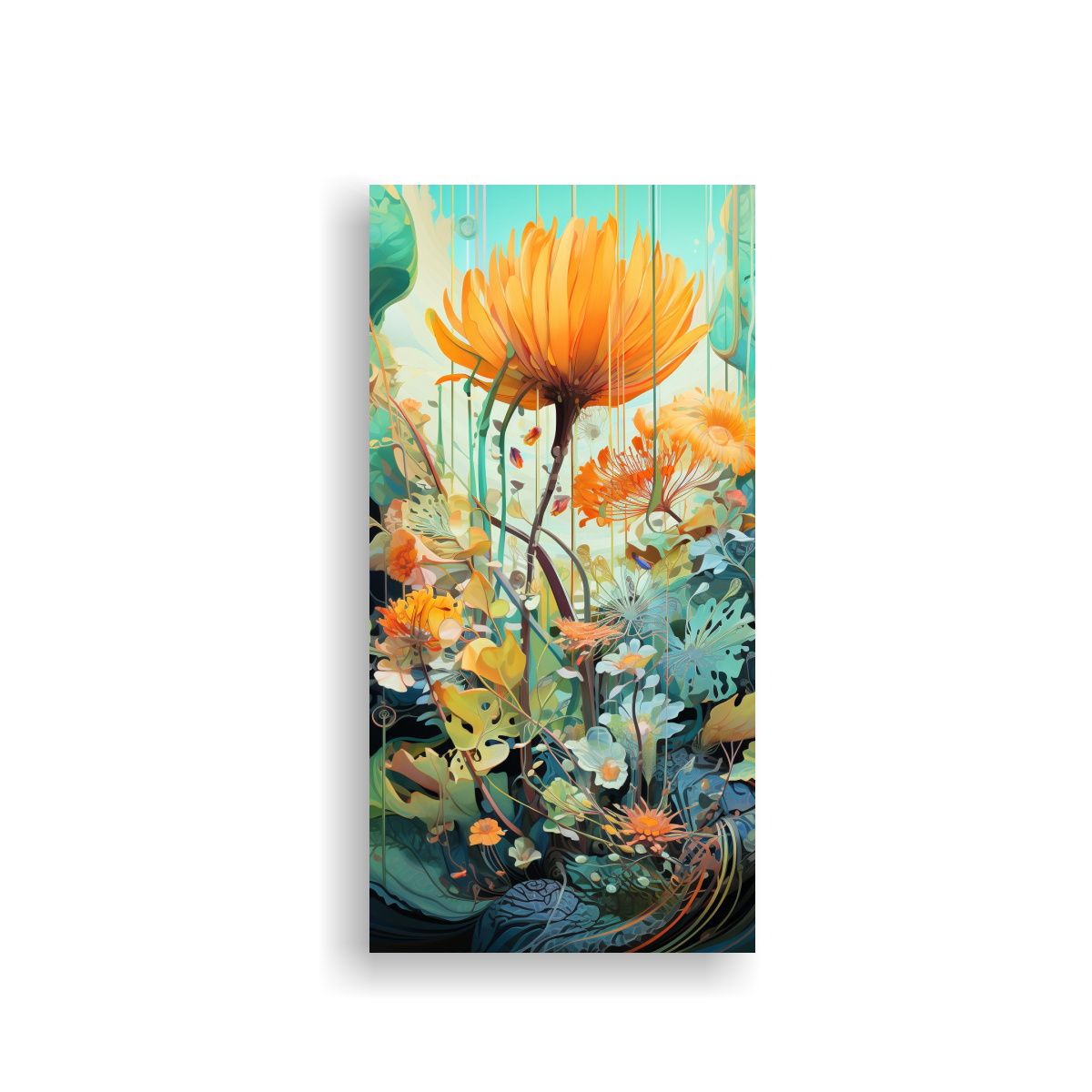 GENERICO - Pintura Decorativa Conceptual Fusionando 60x120 Cm