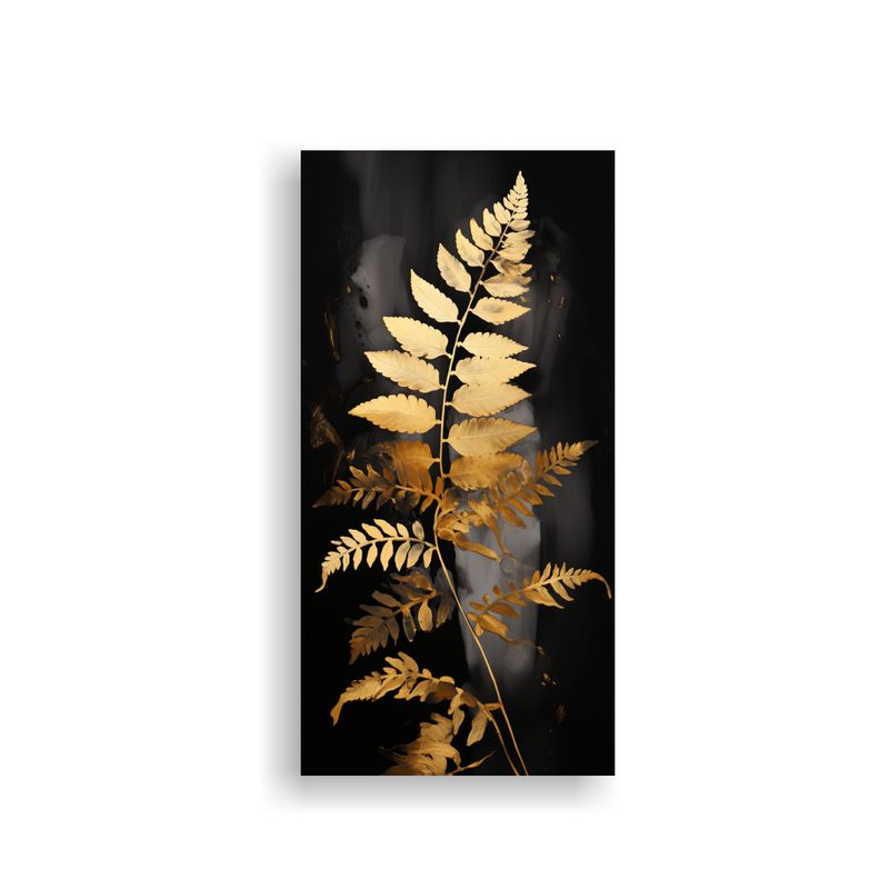 GENERICO - Cuadro Vertical Impacto Visual De Hojas De 80x160 Cm