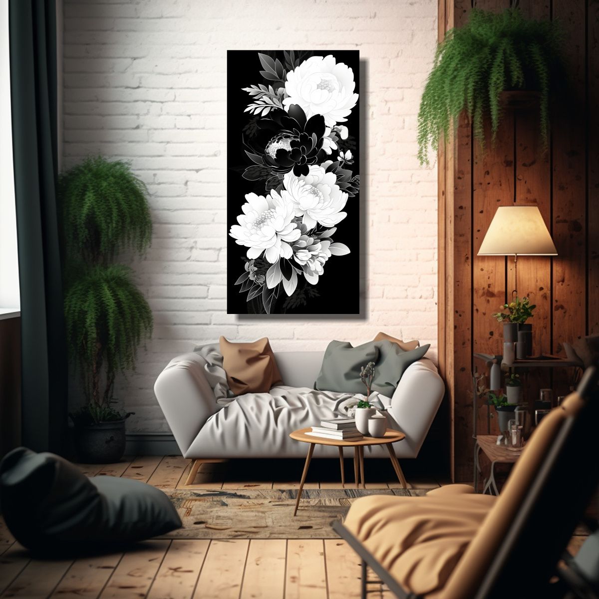 GENERICO - Pinturas Decorativas Estilo Neonoir Armonía De 80x160 Cm