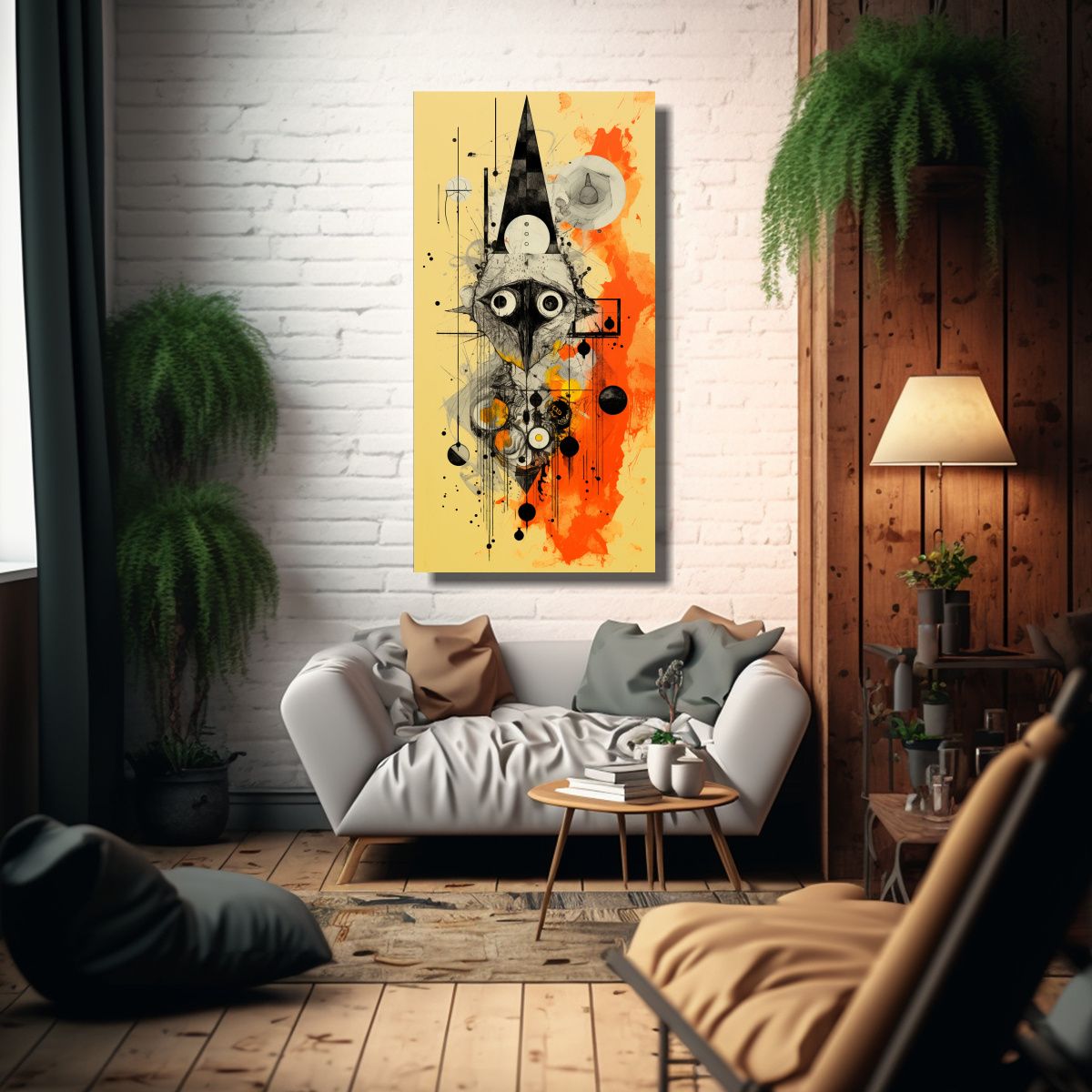 GENERICO - Pinturas Decorativas Minimalistas Con Motivos 60x120 Cm