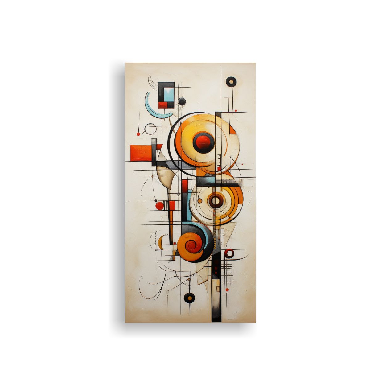 GENERICO - Pintura Abstracta En Fine Art Espacio De 70x140 Cm